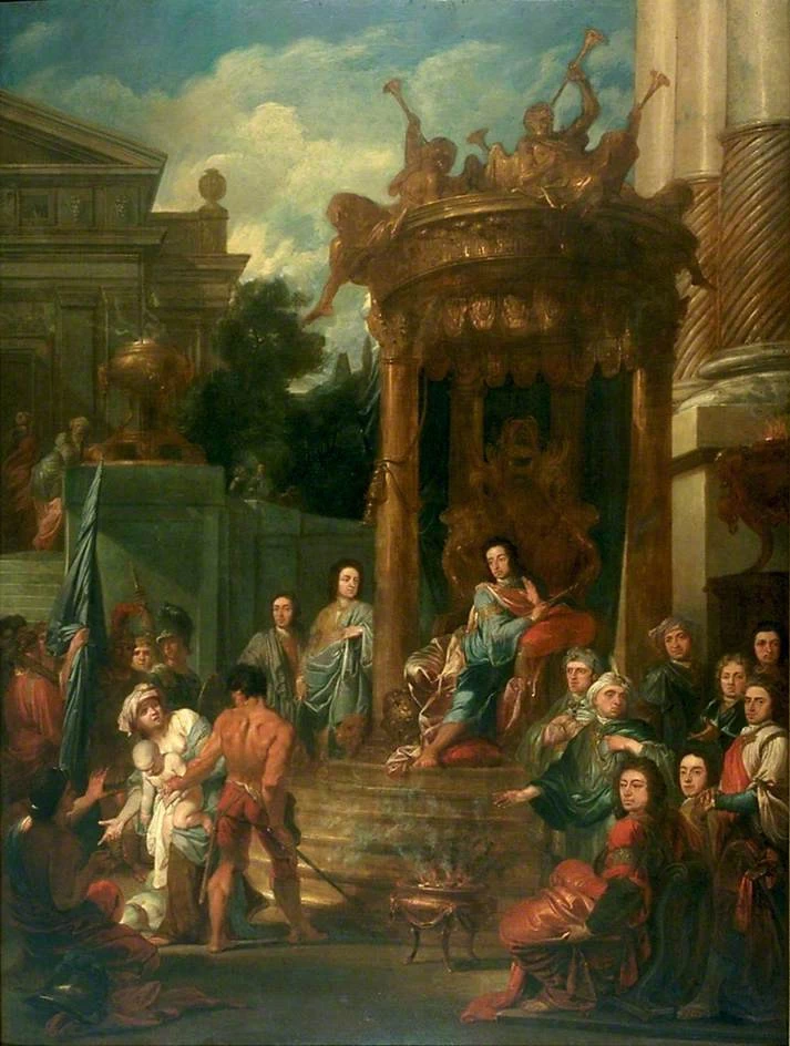Re Guglielmo III nei panni di Salomone - Government Art Collection (GAC), Londra